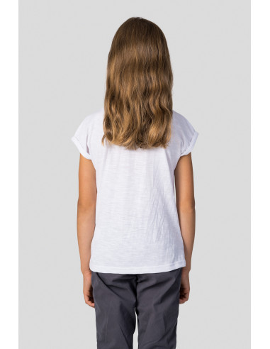 Kid's casual short sleeve T-shirt KAIA JR white