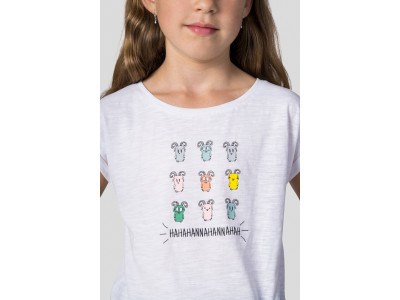 Kid's casual short sleeve T-shirt KAIA JR white