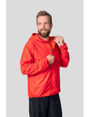 Men's active jacket MILES cherry tomato