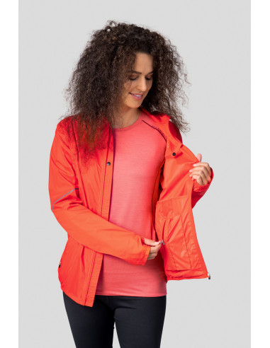 Ladies active jacket MILEY cherry tomato