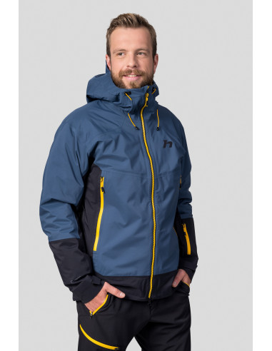 Men's trekking jacket MIRAGE reflecting pond/anthracite