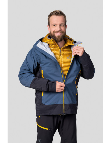 Men's trekking jacket MIRAGE reflecting pond/anthracite