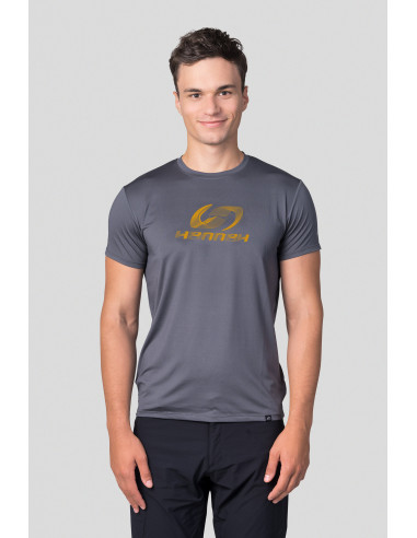 Men's trekking short sleeve T-shirt PARNELL II asphalt