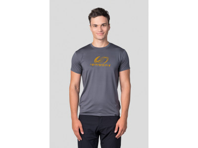 Men's trekking short sleeve T-shirt PARNELL II asphalt