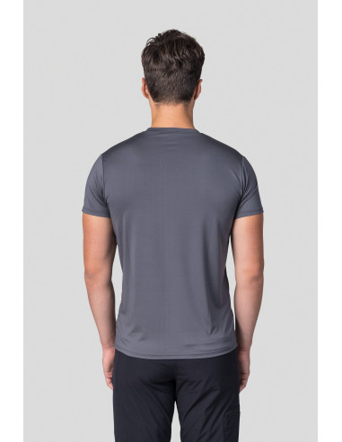 Men's trekking short sleeve T-shirt PARNELL II asphalt