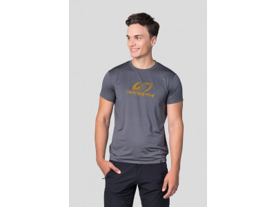 Men's trekking short sleeve T-shirt PARNELL II asphalt