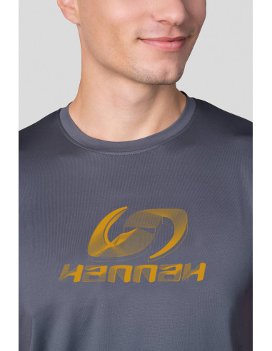 Men's trekking short sleeve T-shirt PARNELL II asphalt