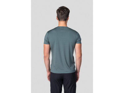 Men's trekking short sleeve T-shirt PARNELL II dark forest