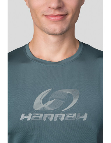 Men's trekking short sleeve T-shirt PARNELL II dark forest