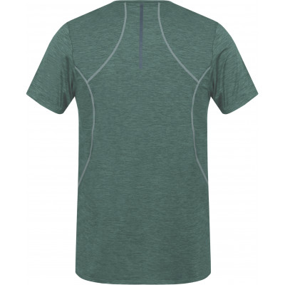 Men's active short sleeve T-shirt PELLO II dark forest mel 2