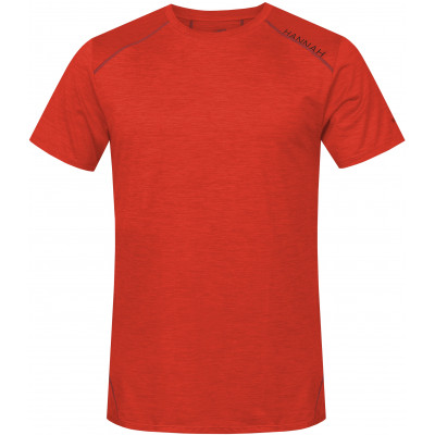 Men's active short sleeve T-shirt PELLO II cherry tomato mel