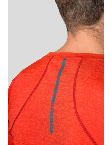 Men's active short sleeve T-shirt PELLO II cherry tomato mel