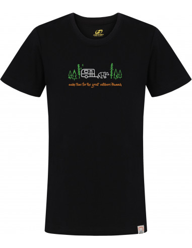 Kid's casual short sleeve T-shirt RANDY JR anthracite