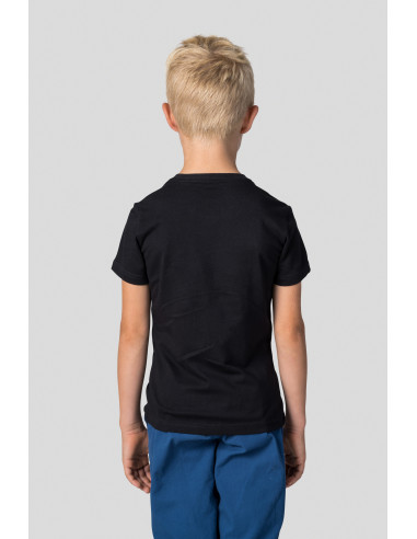 Kid's casual short sleeve T-shirt RANDY JR anthracite