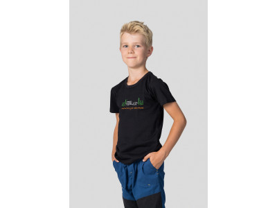 Kid's casual short sleeve T-shirt RANDY JR anthracite