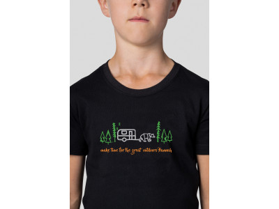 Kid's casual short sleeve T-shirt RANDY JR anthracite