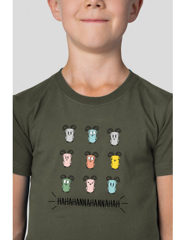 Kid's casual short sleeve T-shirt RANDY JR four leaf clover