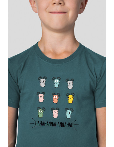 Kid's casual short sleeve T-shirt RANDY JR hydro