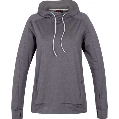 Ladies active sweatshirt VERNITA asphalt mel