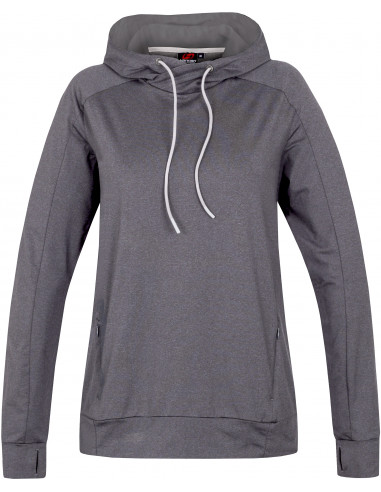 Ladies active sweatshirt VERNITA asphalt mel