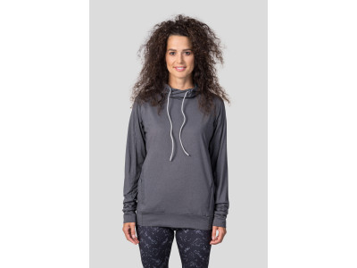 Ladies active sweatshirt VERNITA asphalt mel