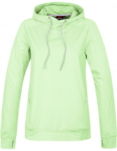 Ladies active sweatshirt VERNITA paradise green mel