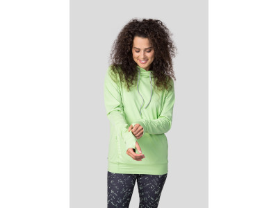 Ladies active sweatshirt VERNITA paradise green mel
