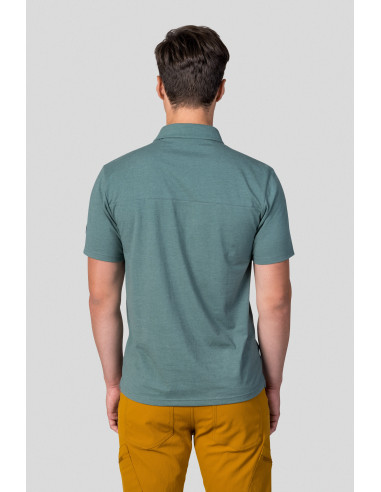 Men's casual shirt KAJAN dark forest mel