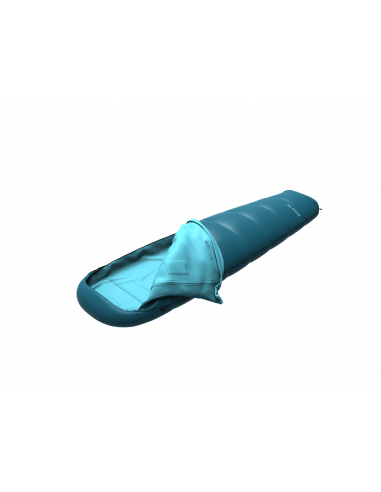 Ladies sleeping bag BIKE W 100 mosaic blue/capri