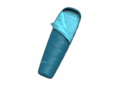 Ladies sleeping bag BIKE W 100 mosaic blue/capri