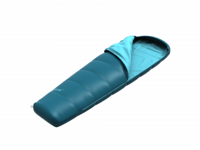 Ladies sleeping bag BIKE W 100 mosaic blue/capri