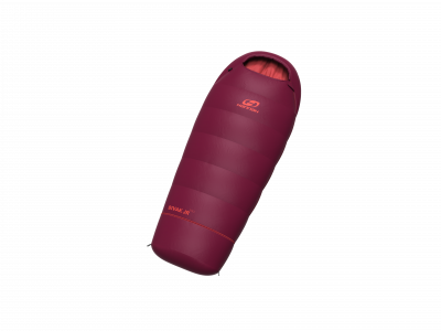 Junior sleeping bag BIVAK JR 200 rhododendron/poppy red