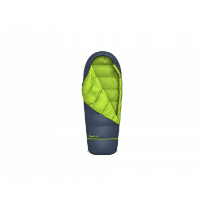 Junior sleeping bag BIVAK JR 200 midnight navy/lime green 2