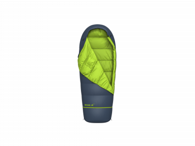 Junior sleeping bag BIVAK JR 200 midnight navy/lime green