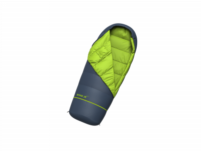 Junior sleeping bag BIVAK JR 200 midnight navy/lime green