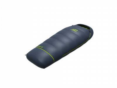 Junior sleeping bag BIVAK JR 200 midnight navy/lime green