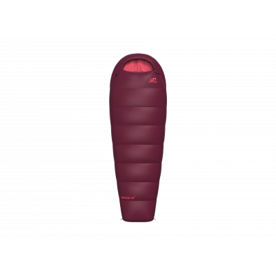 Ladies sleeping bag BIVAK W 240 rhododendron/poppy red