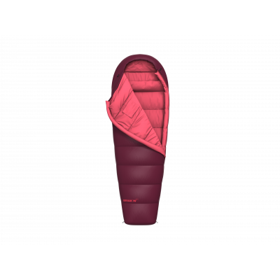 Ladies sleeping bag BIVAK W 240 rhododendron/poppy red 2