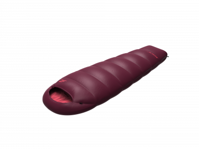 Ladies sleeping bag BIVAK W 240 rhododendron/poppy red