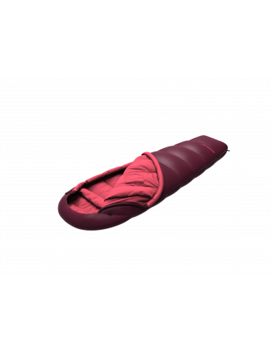 Ladies sleeping bag BIVAK W 240 rhododendron/poppy red