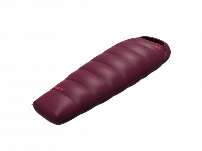 Ladies sleeping bag BIVAK W 240 rhododendron/poppy red