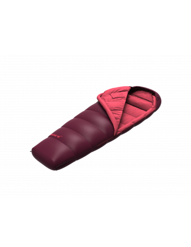 Ladies sleeping bag BIVAK W 240 rhododendron/poppy red