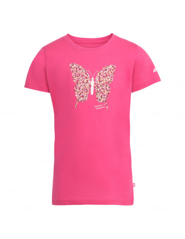 Kid's short sleeve T-shirt BADAMO carmine rose pc