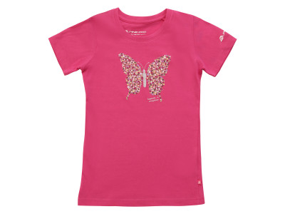 Kid's short sleeve T-shirt BADAMO carmine rose pc