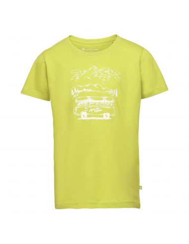 Kid's short sleeve T-shirt BADAMO lime green  pb