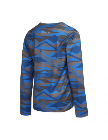 Kid's long sleeve T-shirt DANZO electric blue lemonade  pa