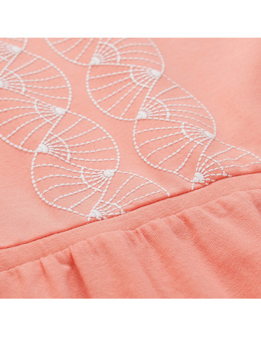 Ladies dress GYRA peach pink