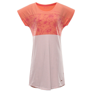 Ladies dress CLEYA peach pink