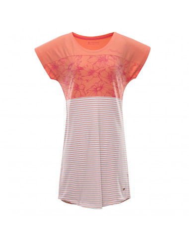 Ladies dress CLEYA peach pink