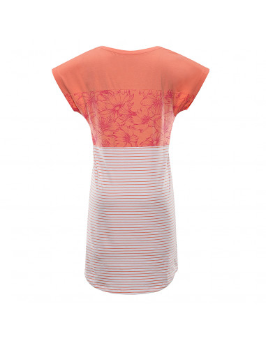 Ladies dress CLEYA peach pink